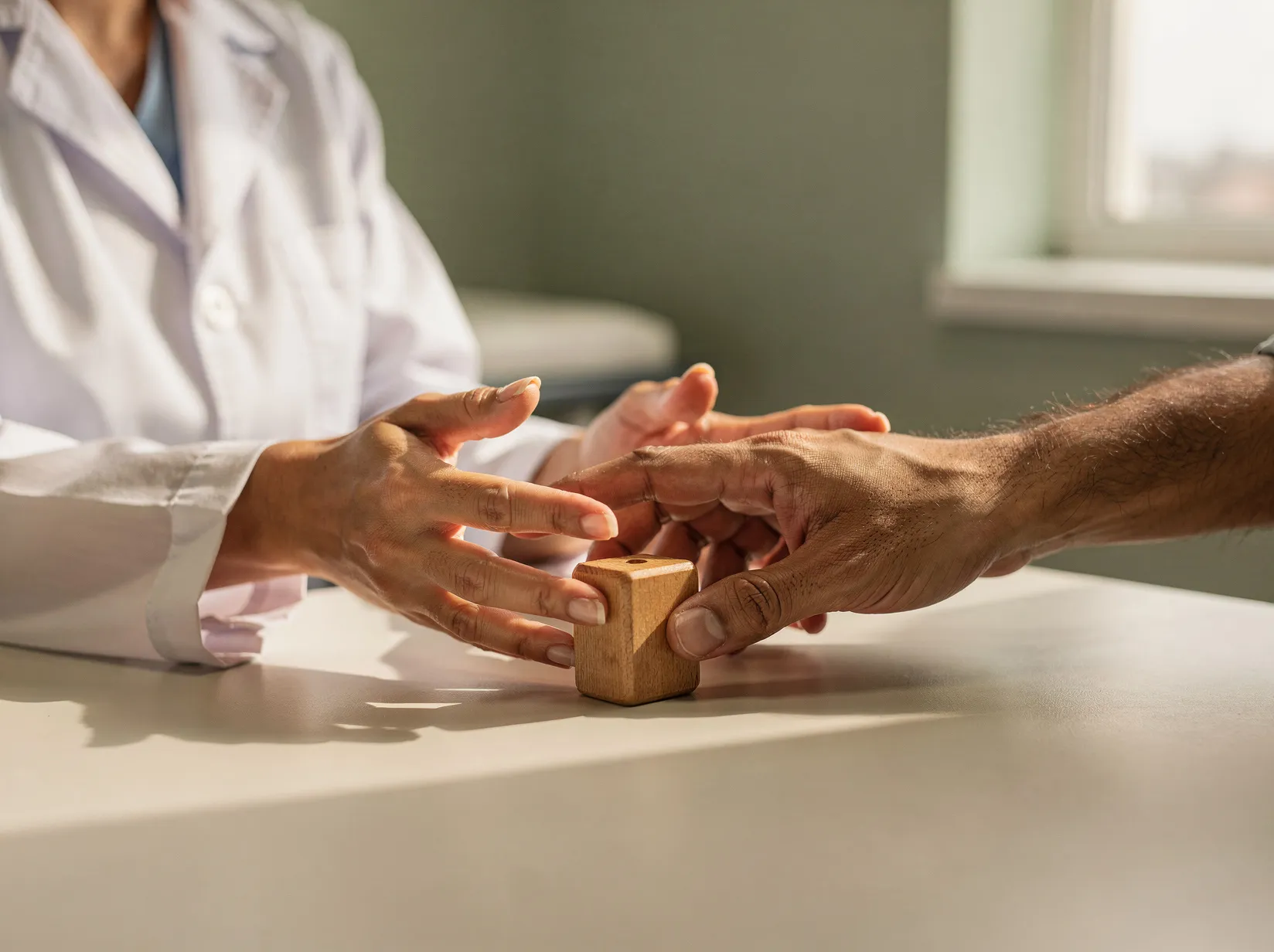 Terapia de rehabilitación de la mano